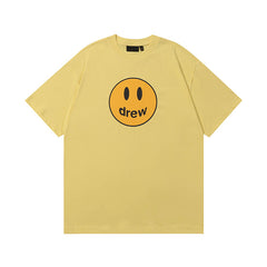 Drew House Smiley Face Tee, Light Yellow